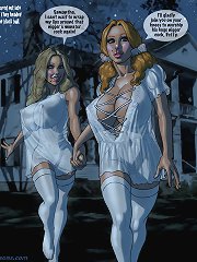 John persons the pit comics. Both horny females visit the hayloft to fuck large black schlong