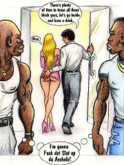 White slutty wife wants big black cocks erotic comics