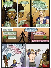 Free John Person comics with two horny ebony chicks