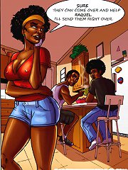 Cartoon porn comics. I don`t want to hear it, get moving and go help miss Davis