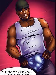 He must have took a viagra or something else on these cartoon porn pics