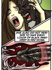 Black cartoon sex. She also did not hesitate to take every loads of black seed deep in her womb