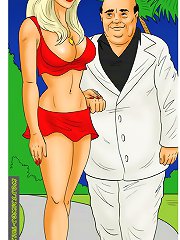 Interracial cartoon porn. I cant believe it! His cum is still dripping out of my pussy!